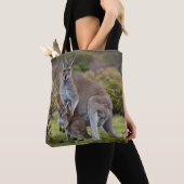 Kangaroo en Joey Tote Bag (Dichtbij)