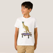 Kangaroo en Trampoline T-shirt (Voorkant volledig)