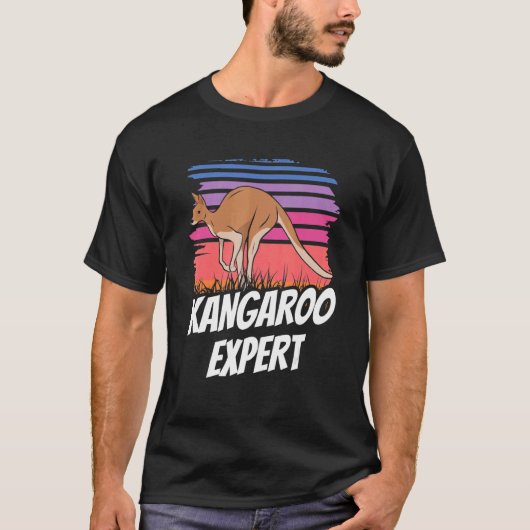 Kangaroo Expert Australia Kangaroos Animal T-shirt (Voorkant)