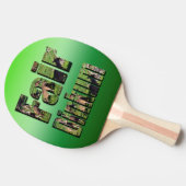 Kangaroo Fair Dinkum Logo, Tafeltennisbatje (Zijkant)