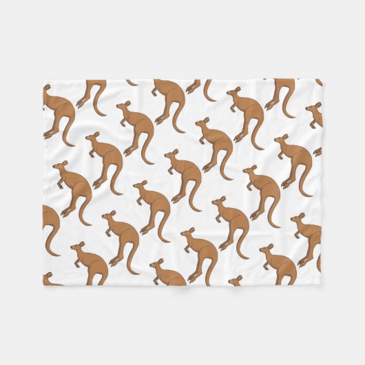 Kangaroo Fleece Deken (Voorkant (Horizontaal))