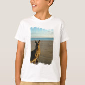 Kangaroo Foto Kind T-Shirt (Voorkant)
