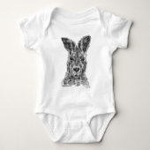 kangaroo gday mate romper (Voorkant)