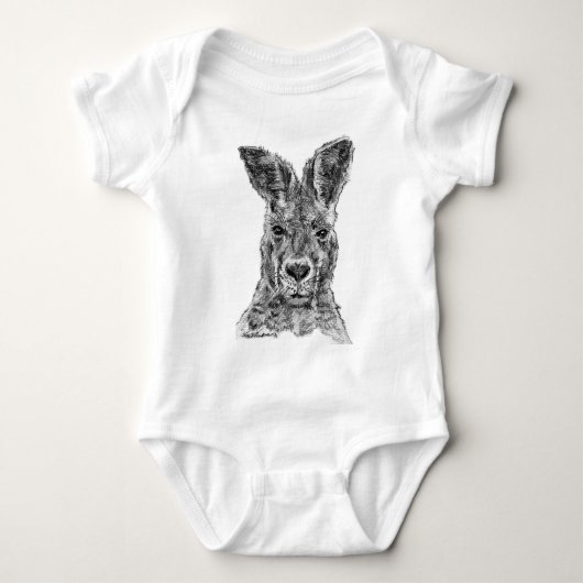 kangaroo gday mate romper (Voorkant)