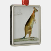 Kangaroo, gegraveerd door Coutant Metalen Ornament (Rechts)