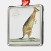 Kangaroo, gegraveerd door Coutant Metalen Ornament (Links)