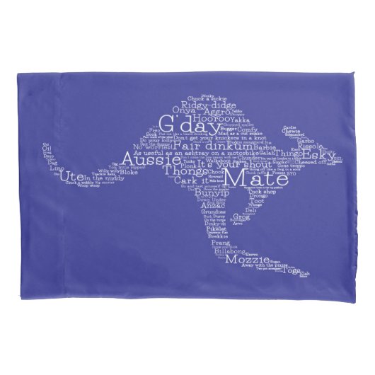 Kangaroo gemaakt van Australische slang Kussensloop (Voorkant)