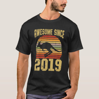 Kangaroo Geweldige sinds 2019 3x verjaardag 3 jaar T-shirt