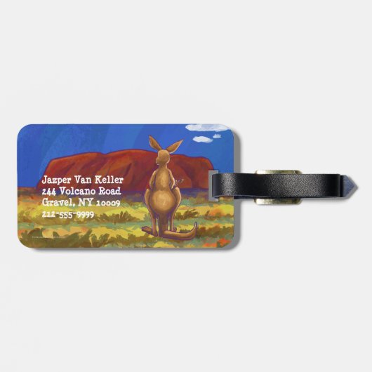 Kangaroo Gifts & Accessoires Bagagelabel (Achterkant horizontaal)
