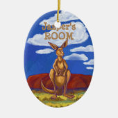 Kangaroo Gifts & Accessoires Keramisch Ornament (Voorkant)