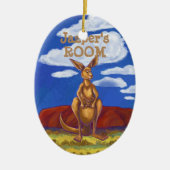 Kangaroo Gifts & Accessoires Keramisch Ornament (Voorkant)