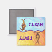Kangaroo Gifts & Accessoires Magneet (Voorkant / Achterkant)