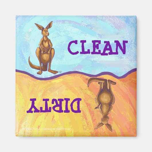 Kangaroo Gifts & Accessoires Magneet (Voorkant)