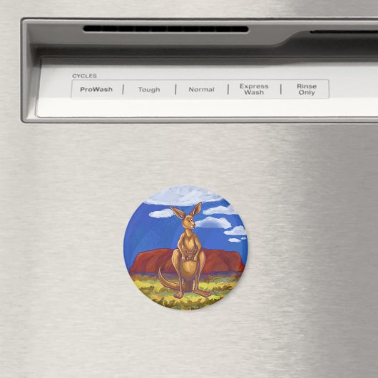 Kangaroo Gifts & Accessoires Magneet (Insitu (Vaatwasser))