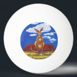 Kangaroo Gifts & Accessoires Pingpongbal<br><div class="desc">Cute Animal Parade Head en Tails Kangaroo met Baby Joey zullen zeker in het hart van kinderen van alle leeftijden springen. Onze oorspronkelijke dierlijke cadeaus en Accessoires hebben een schattige kangoeroemmoeder met een baby in haar zak die in de rug van Australië staat met Ayers rots achter hen met een...</div>