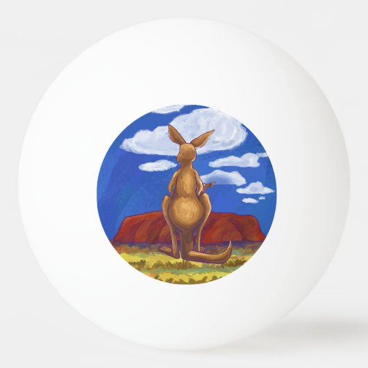 Kangaroo Gifts & Accessoires Pingpongbal (Achterkant)