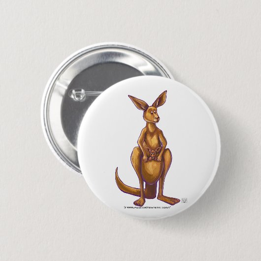 Kangaroo Gifts & Accessoires Ronde Button 5,7 Cm (Voorkant /achterkant)