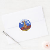 Kangaroo Gifts & Accessoires Ronde Sticker (Envelop)