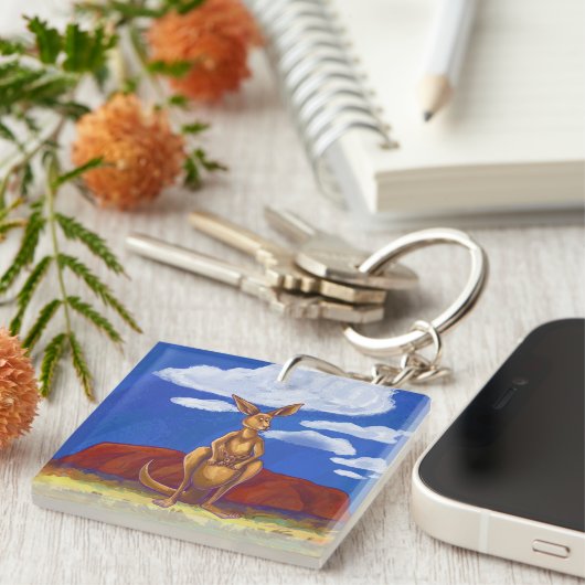 Kangaroo Gifts & Accessoires Sleutelhanger (Voorkant Rechts)