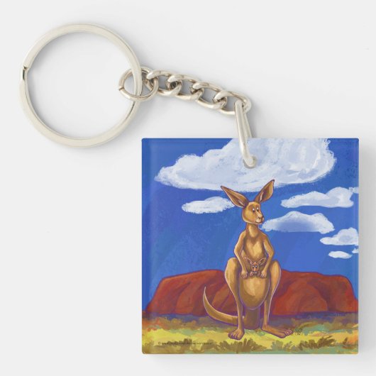 Kangaroo Gifts & Accessoires Sleutelhanger (voorkant)