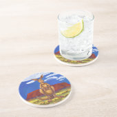 Kangaroo Gifts & Accessoires Zandsteen Onderzetter (Zijkant)