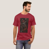 Kangaroo & Goanna Australian Aboriginal Style T -  T-shirt (Voorkant volledig)