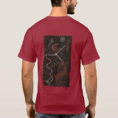 Kangaroo & Goanna Australian Aboriginal Style T -  T-shirt (Achterkant)
