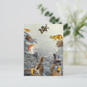 Kangaroo Holiday Briefkaarten (Staand voorkant)