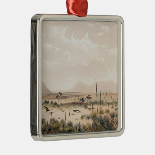 Kangaroo Hunt Metalen Ornament (Rechts)