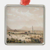 Kangaroo Hunt Metalen Ornament (Voorkant)