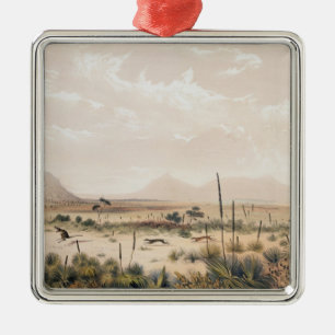 Kangaroo Hunt Metalen Ornament