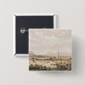 Kangaroo Hunt Vierkante Button 5,1 Cm (Voorkant /achterkant)