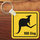 Kangaroo Icon-Sleutelhanger Sleutelhanger (Voorkant)