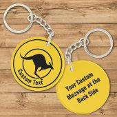Kangaroo Icon-Sleutelhanger Sleutelhanger