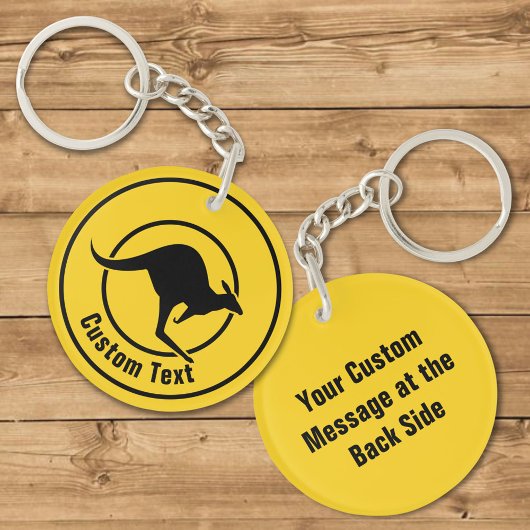 Kangaroo Icon-Sleutelhanger Sleutelhanger