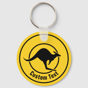 Kangaroo Icon-Sleutelhanger Sleutelhanger