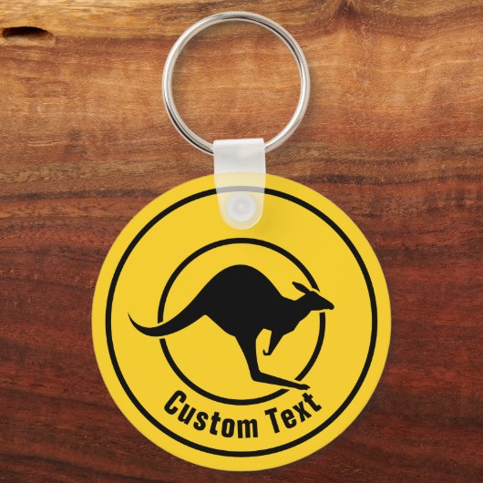Kangaroo Icon-Sleutelhanger Sleutelhanger (Voorkant)