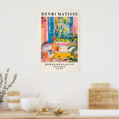 Kangaroo in bathtub art print, Dopamine art, Funny Poster (Keuken)