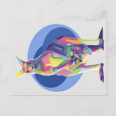 Kangaroo in de pop | Perfect geschenk Aankondigingskaart (Voorkant)