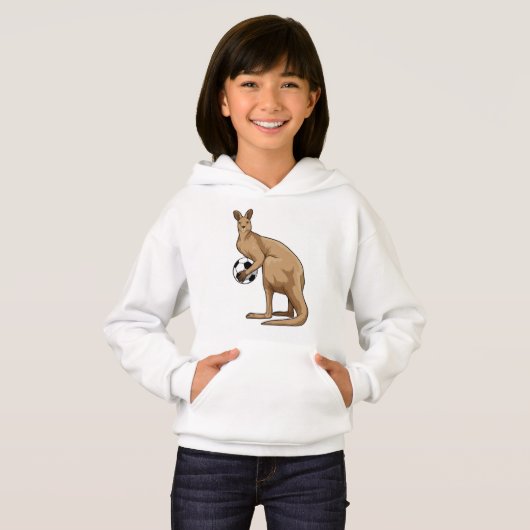 Kangaroo in de sport (Voorkant volledig)