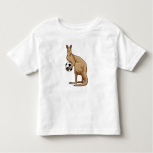 Kangaroo in de sport kinder shirts