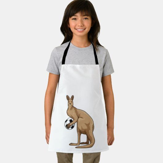 Kangaroo in de sport schort (Insitu)