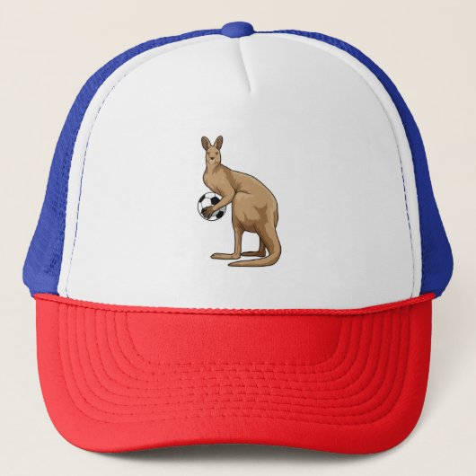 Kangaroo in de sport trucker pet (Voorkant)