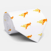 Kangaroo in Flames Stropdas (Opgerold)