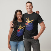 Kangaroo In Your Pocket Australia Flag  Australia T-shirt (Unisex)