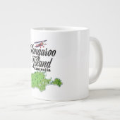 Kangaroo Island Australia-kaart Grote Koffiekop (Voorkant rechts)