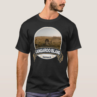 Kangaroo Island Australië Travel Badge T-shirt