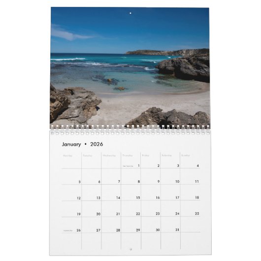 Kangaroo Island Zuid-Australië Kalender (Jan 2026)