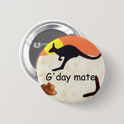 Kangaroo Jillo Ronde Button 5,7 Cm (Voorkant /achterkant)