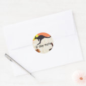 Kangaroo Jillo Ronde Sticker (Envelop)